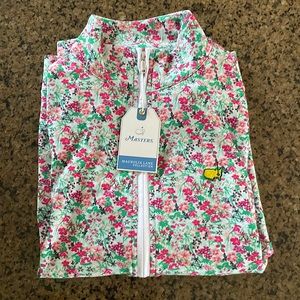 Official Master’s gear- Womens Magnolia Lane floral Zip-up